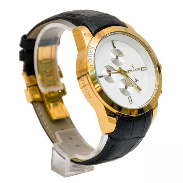 خرید ساعت مردانه رومانسون – مدل Romanson 6073G طلائی